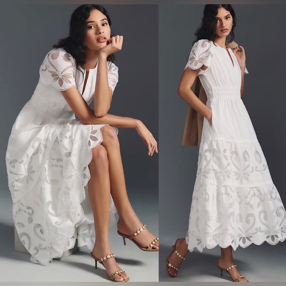 ANTHROPOLOGIE - Somerset Dress! Size medium. Stunning 💗 - Picture 8 of 8